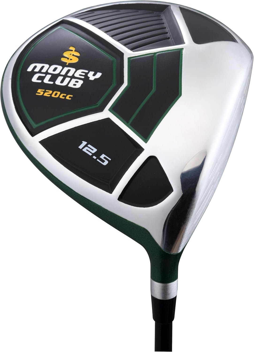 Green Money Club Driver High Launch Massive 520cc 12.5° Head Size Senior Mens Standard Length Right Handed ONLY Golf Senior A Flex Graphite Shaft