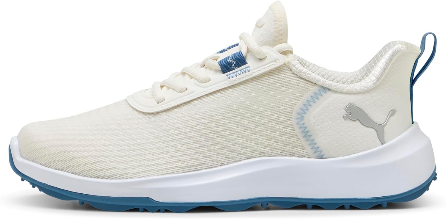 Puma Golf Fusion Crush Sport, Warm White-Blue Horizon, 8.5