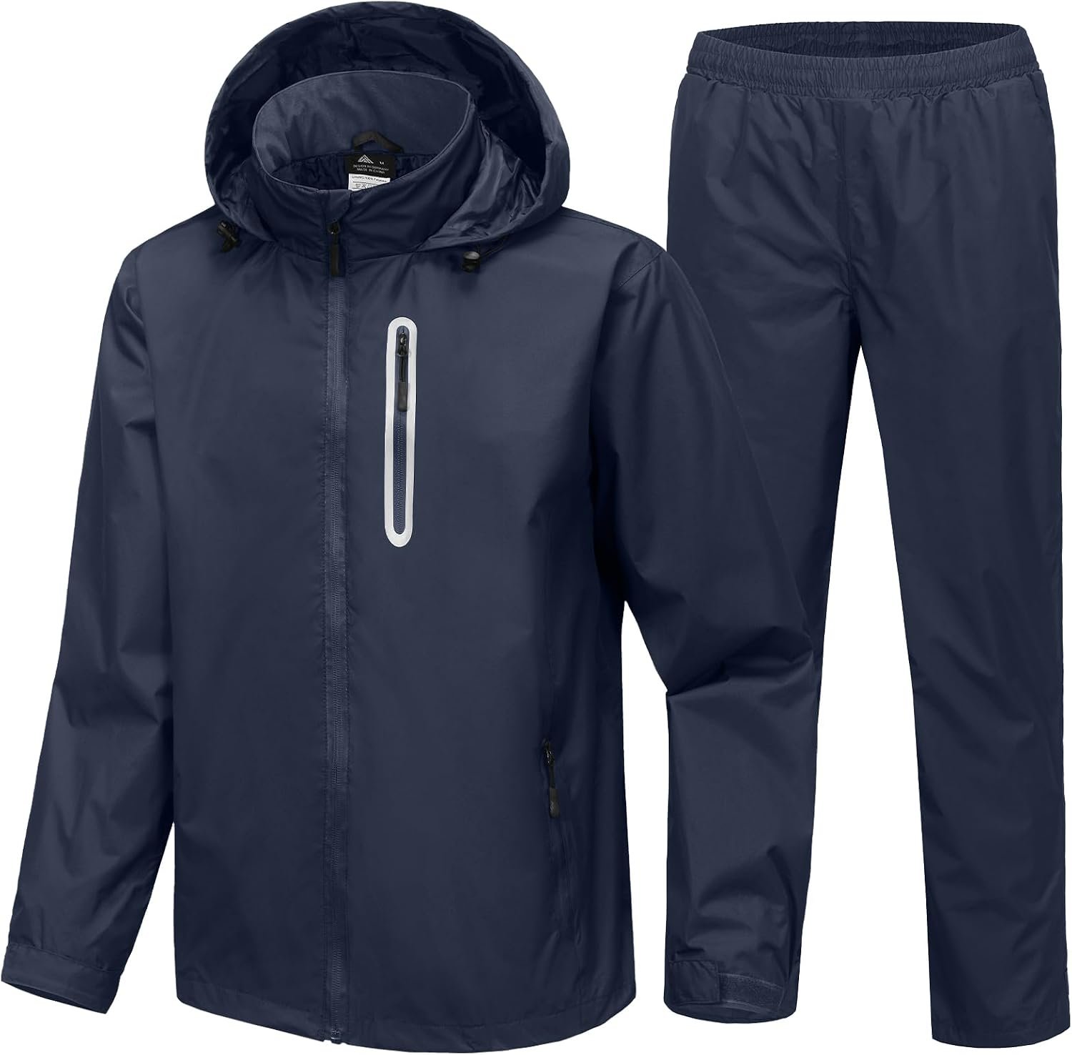 SWISSWELL Men’s Waterproof Golf Rain Suit Rain Gear Jacket and Pants Lightweight for Golf Fishing Big and Tall S-5XL