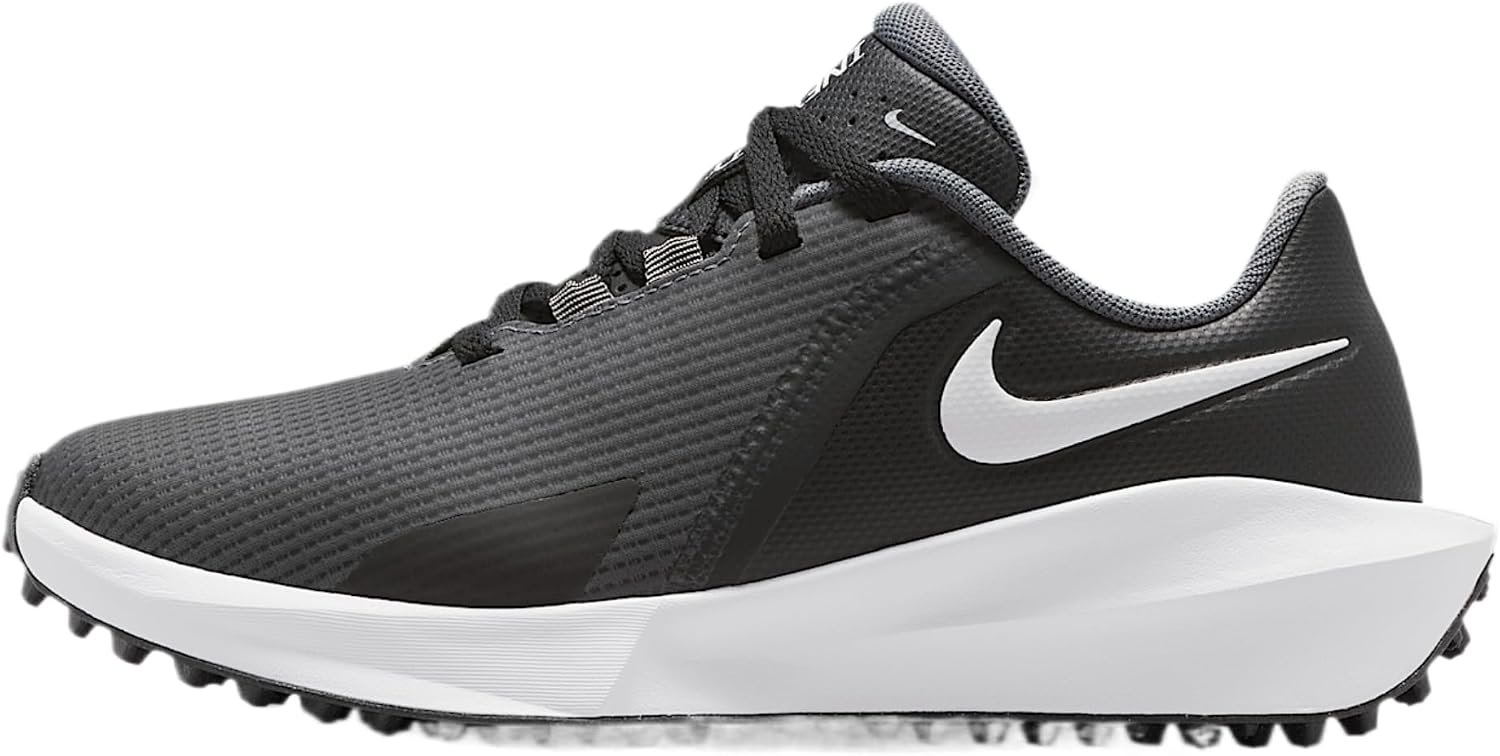 Nike Infinity G Jr. ’24 Big Kids’ Golf Shoes (Black/Smoke Grey/White)