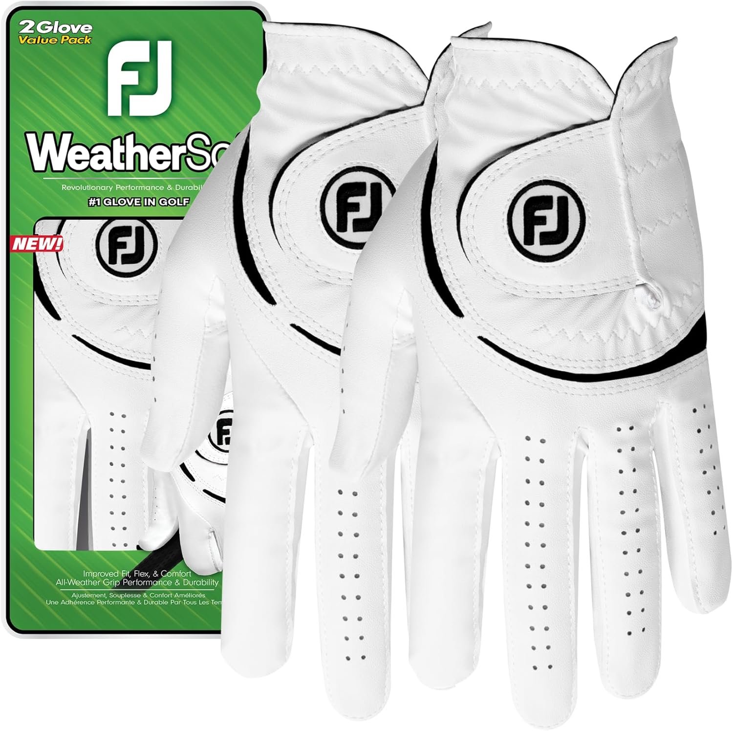 FootJoy Women’s WeatherSof 2-Pack Golf Glove