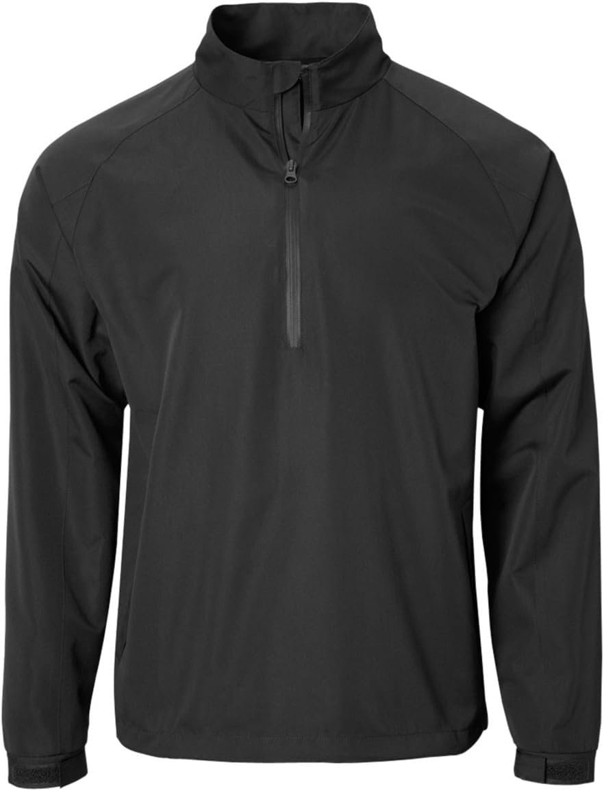 TGW Mens Packable Vapor Long Sleeve Golf Rain Pullover