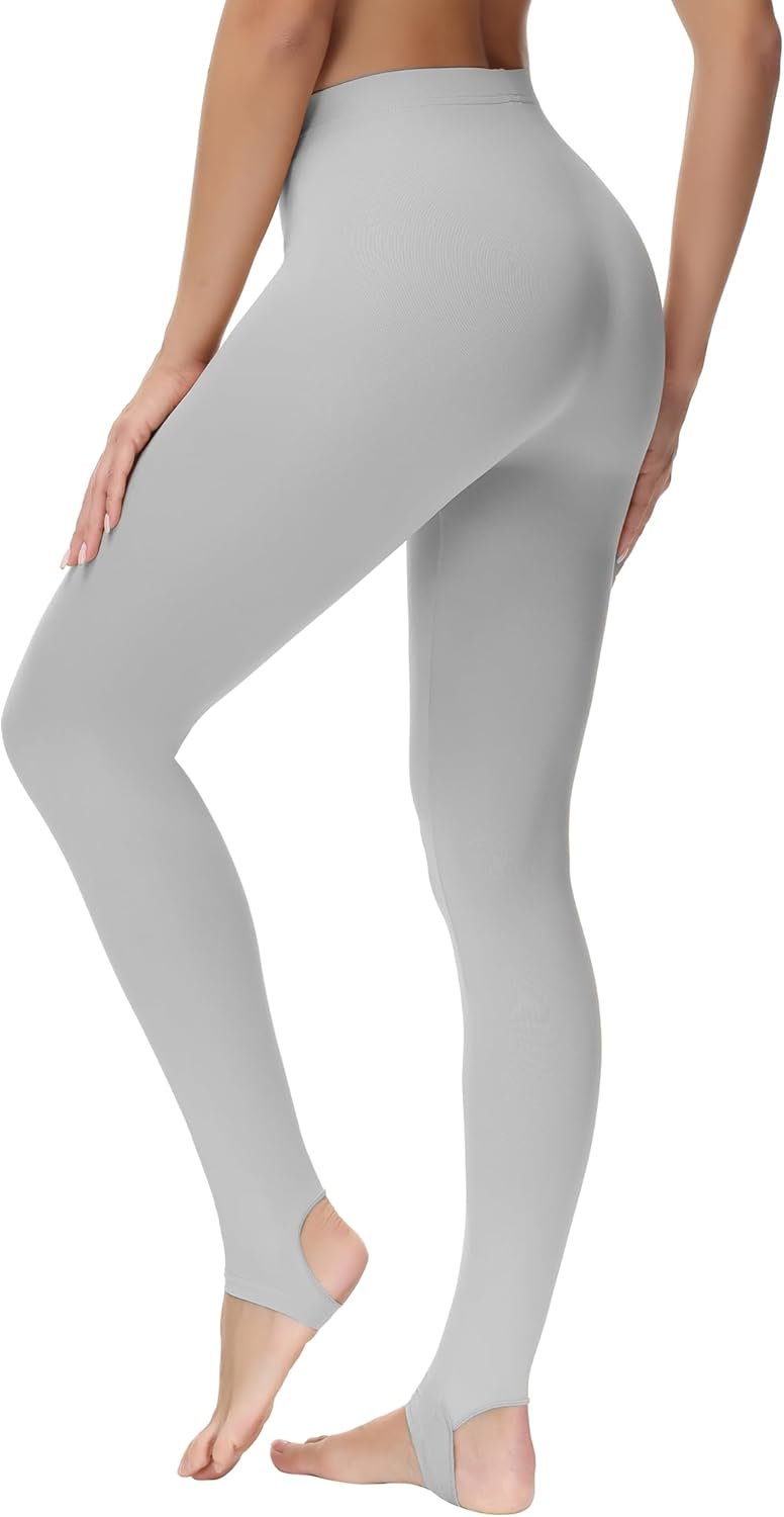 Cooling Leggings for Women, UPF50+ UV Sun Protection Pantyhose Tights Ultra Thin Silk Inner Layer Compression Leggings