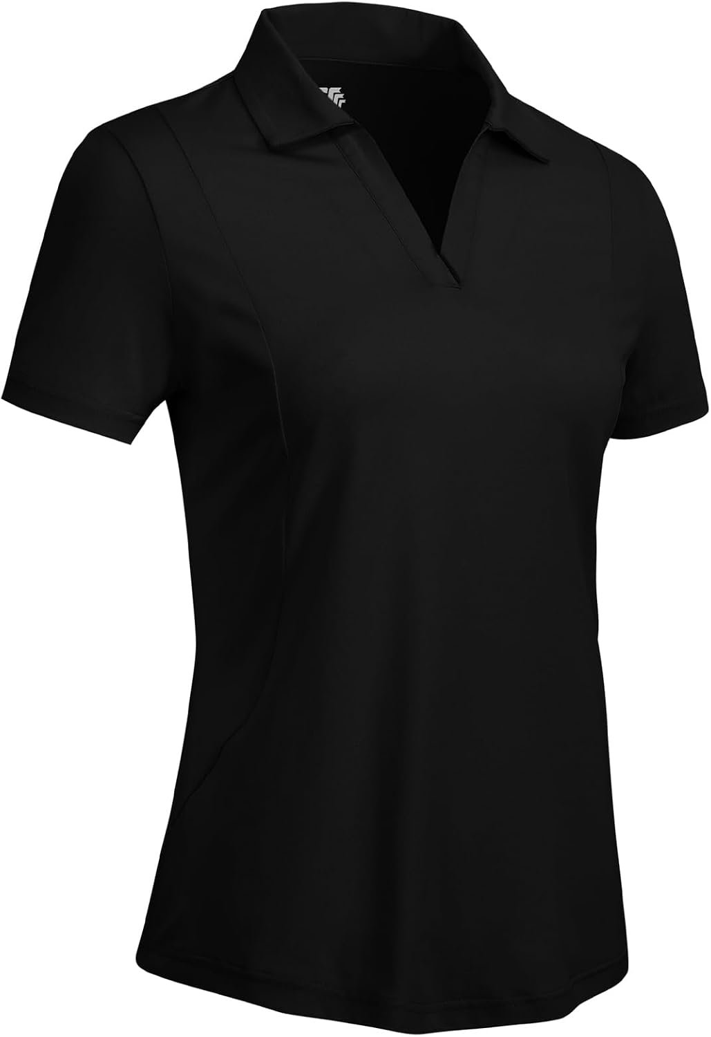 Rdruko Women’s Golf Shirts Short Sleeve Dry Fit Polo Tennis V Neck Collared Athletic Shirts