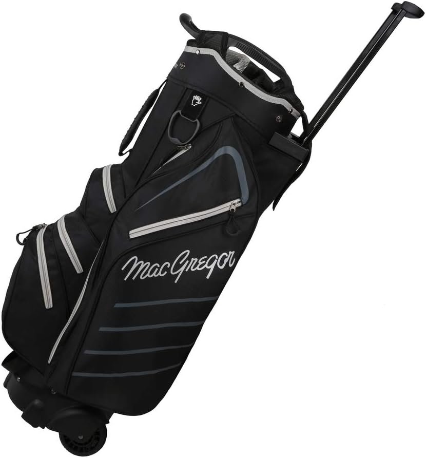 MacGregor Golf VIP Cart Bag with Built in Wheels/Handle, 14 Way Divider