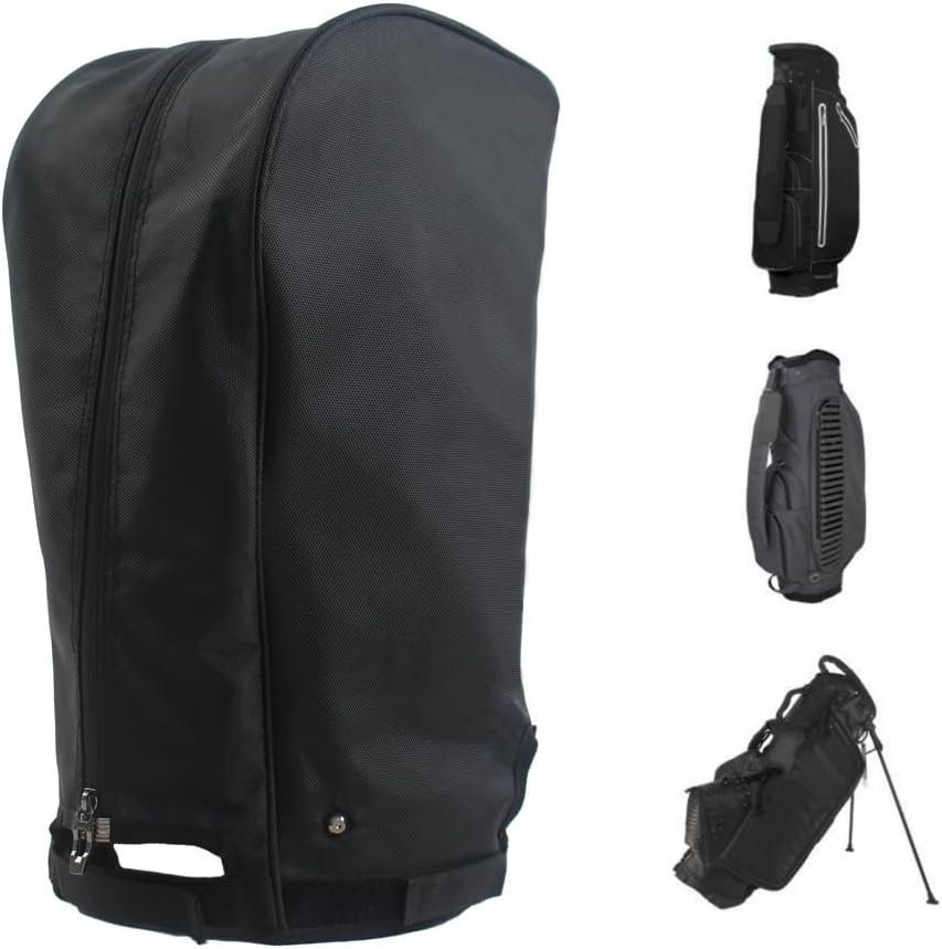 Golf Bag Cover/rain Cover Durable 1680D Nylon Waterproof and dust Cover fits Most 8.5-9 inch Golf Bag/Golf Stand Bag,Golf Gift for man/Woman Golfers