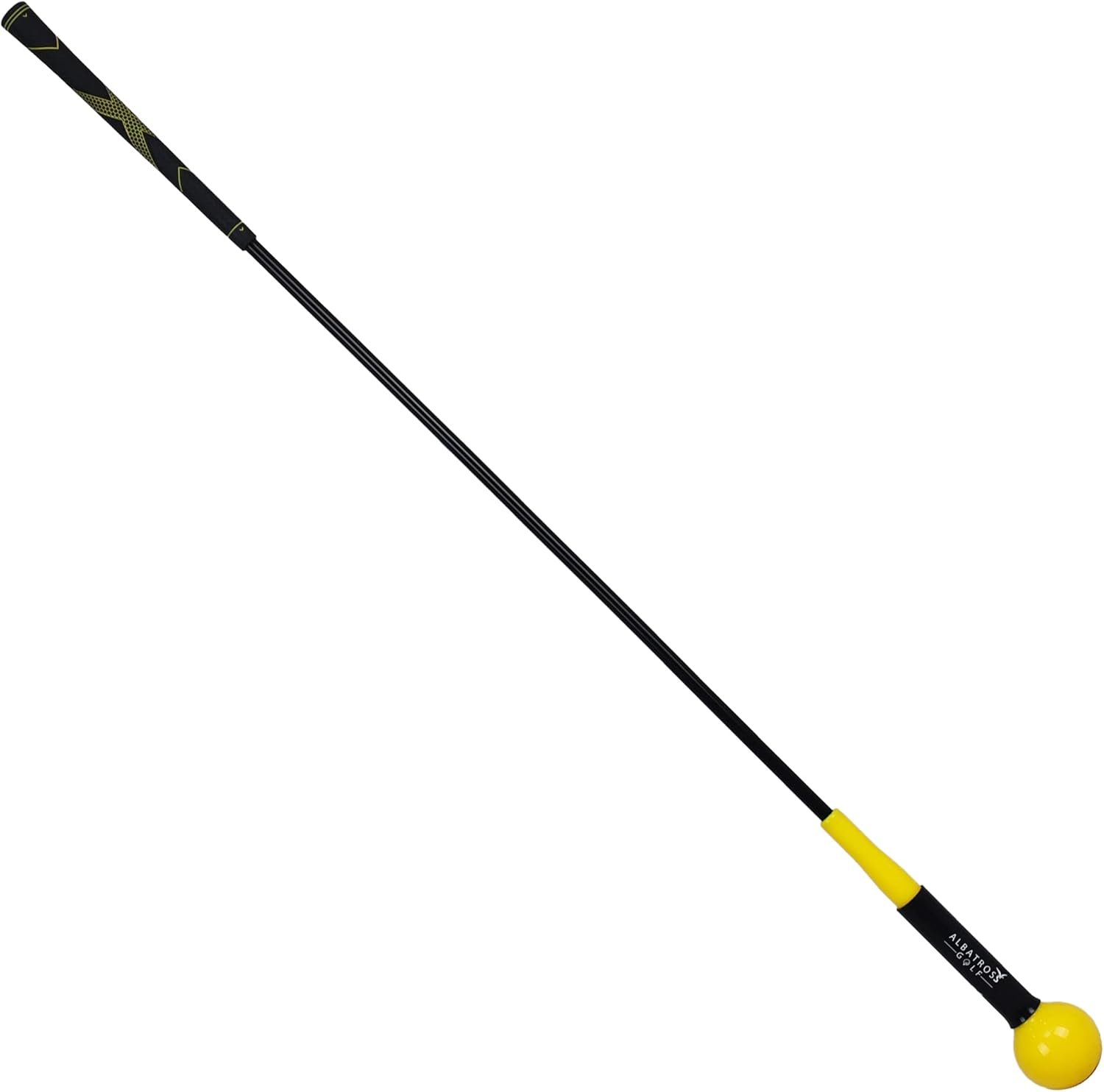 Fitvids Golf Training Aid Golf Swing Trainer, 48-Inch, Yellow