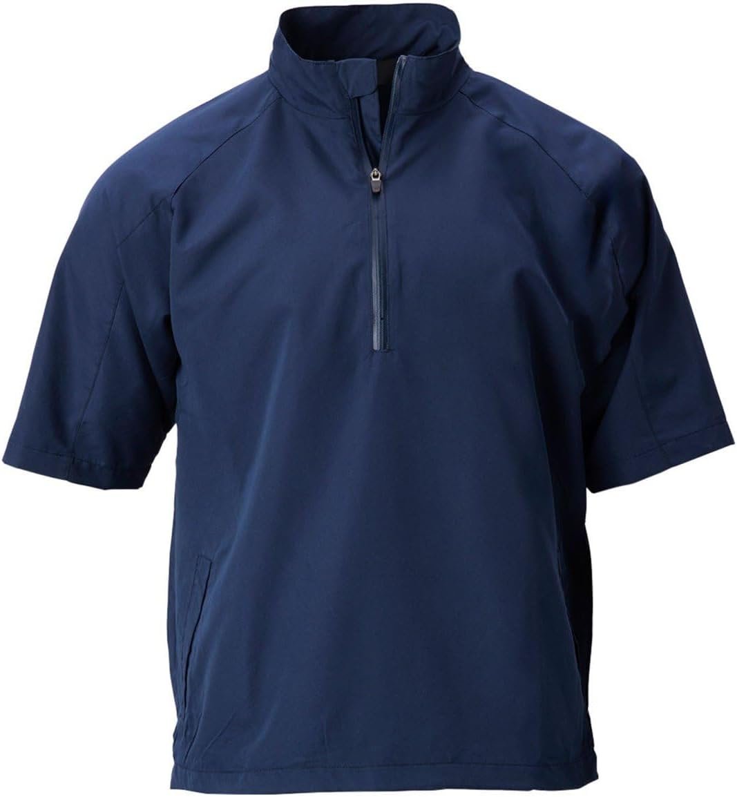TGW Men’s Vapor Short Sleeve Golf Rain Shirt Jacket Pullover for Golfing