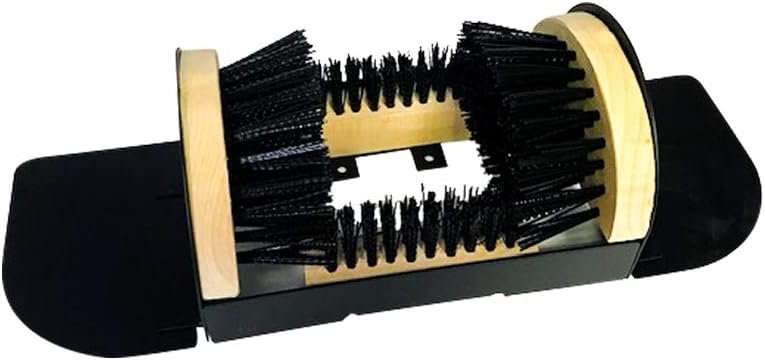 Boot and Shoe Brush Cleaner Scraper for Outdoor Mud with Folding Sides by Trademark Innovations