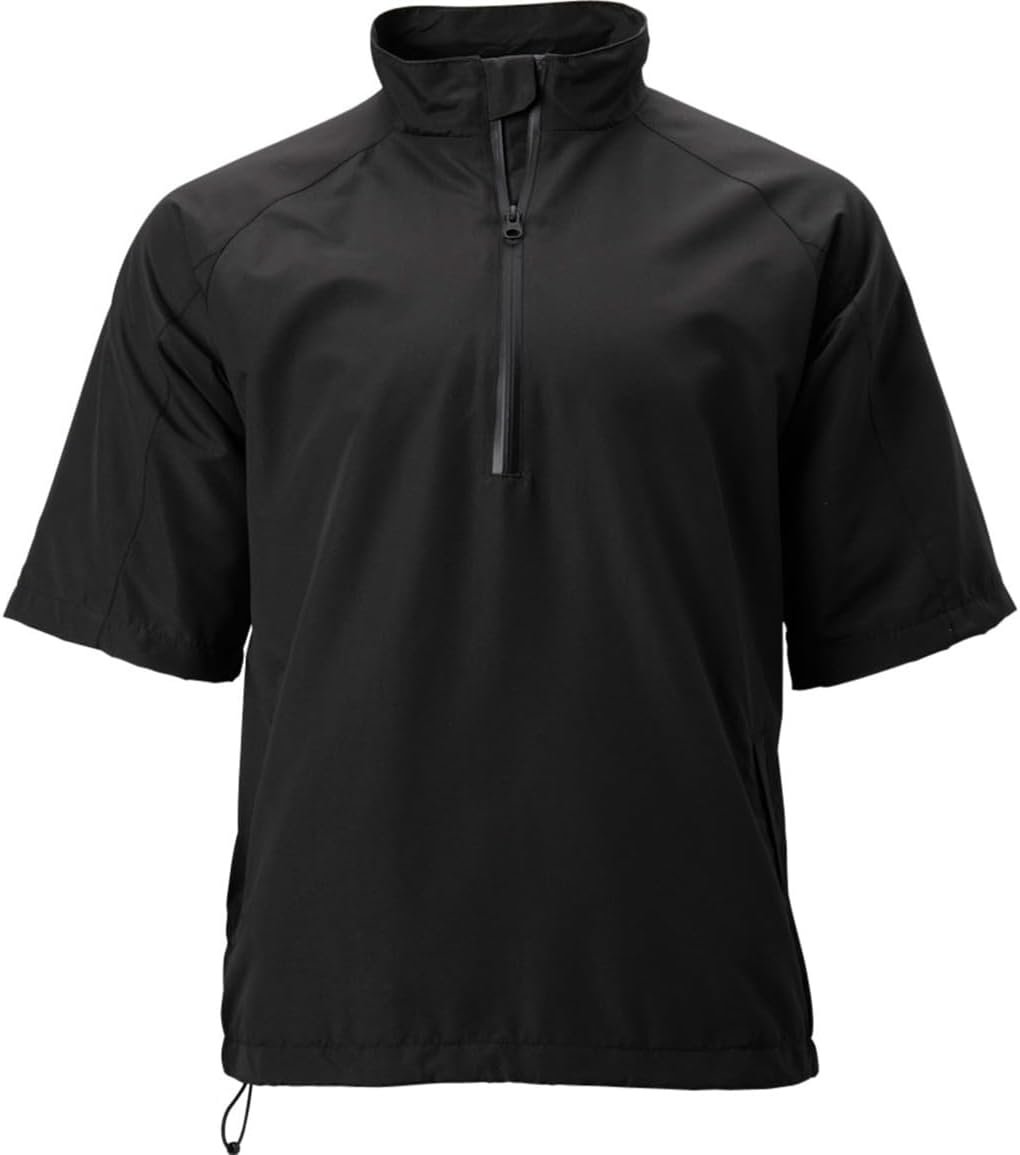 TGW Men’s Vapor Short Sleeve Golf Rain Shirt Jacket Pullover for Golfing