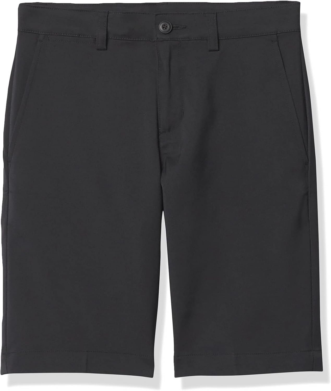 PGA TOUR boys Flat Front Big With Comfort Stretch Waistband (Size Small – X-large) Golf Shorts, Caviar, 18 Years US