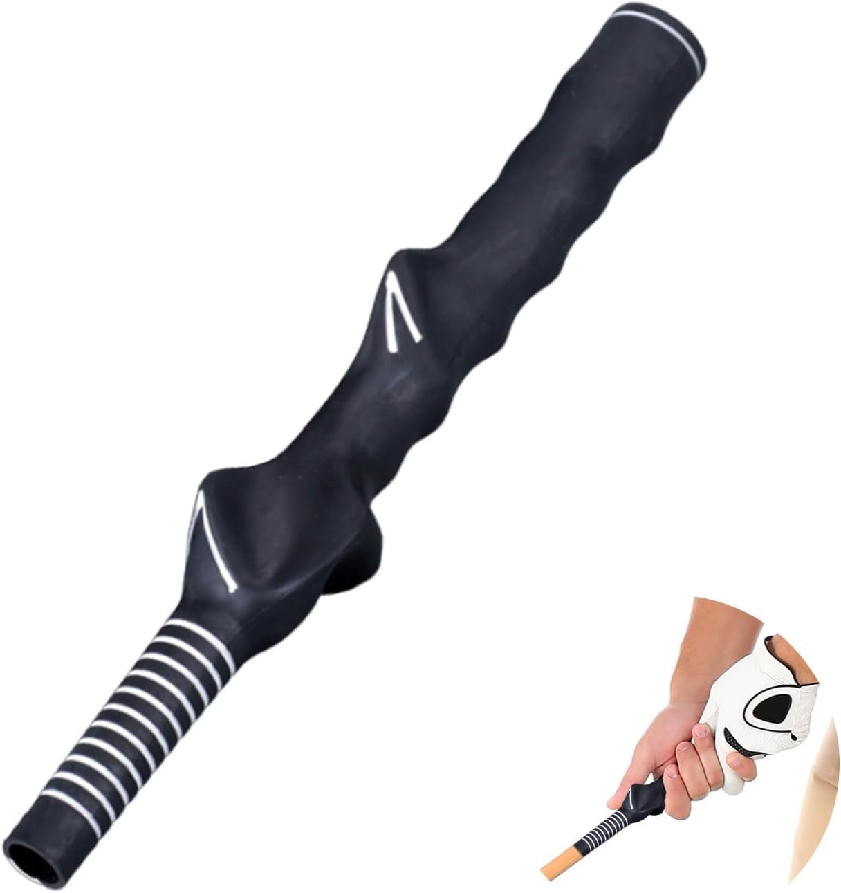 Right-Hand Golf Training Grip Golf Club Grip Teaching Right-Handed Practice Aid RH Practice Aid Golf Swing Trainer Accessories