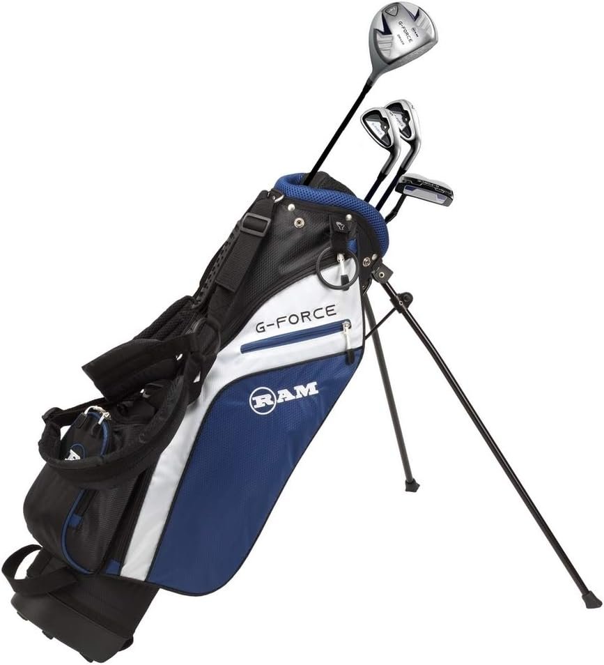 Ram Golf Junior G-Force Boys Golf Clubs Set with Bag – Lefty