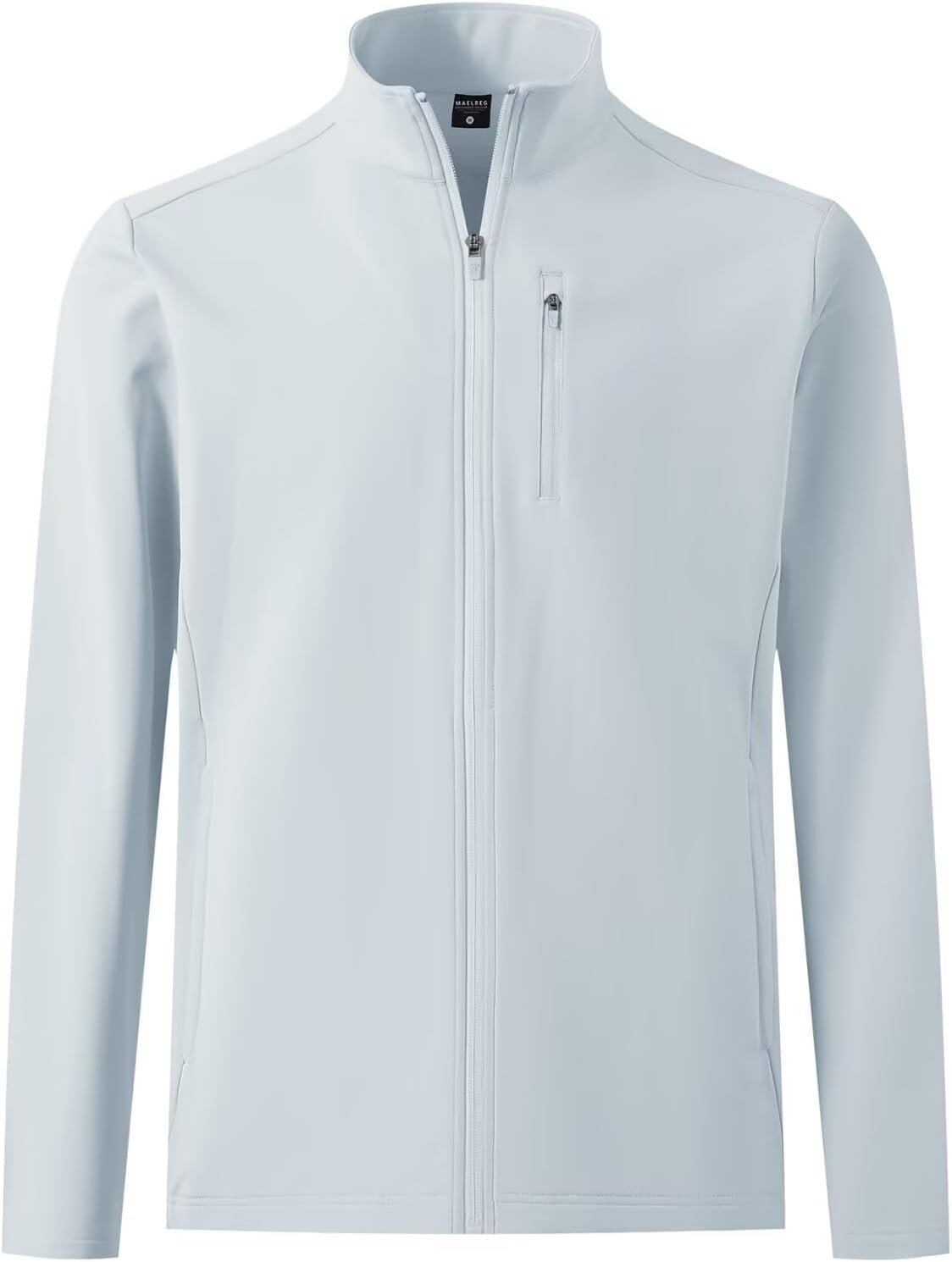 M MAELREG Mens Fleece Jacket Water Resistant Performance Casual Warm Full Zip Lightweight Winter Jacket with 5 Pockets