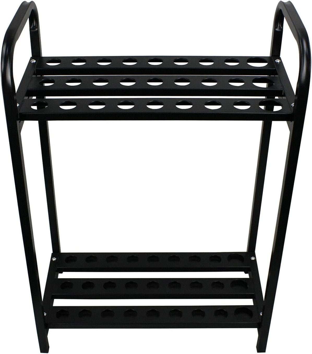 Metal Golf Club Holder Organizer – 27 Club Display Rack, Durable Golf Shelf Stand for Storage and Wall Mount