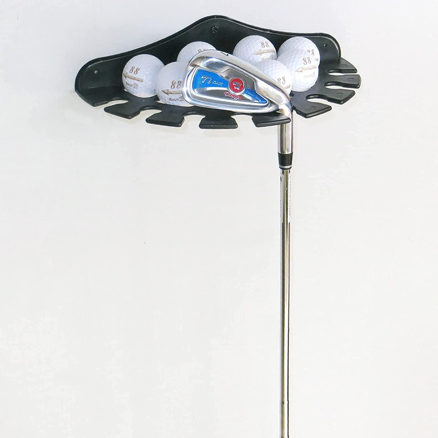 Golf Club Organizers Golf Club Display Golf Putter Rack Golf Club Storage Rack Golf Club Holder Golf Club Wall Mounted Bracket – Great Way to Organize Your Clubs – Easy to Install – Hardware included