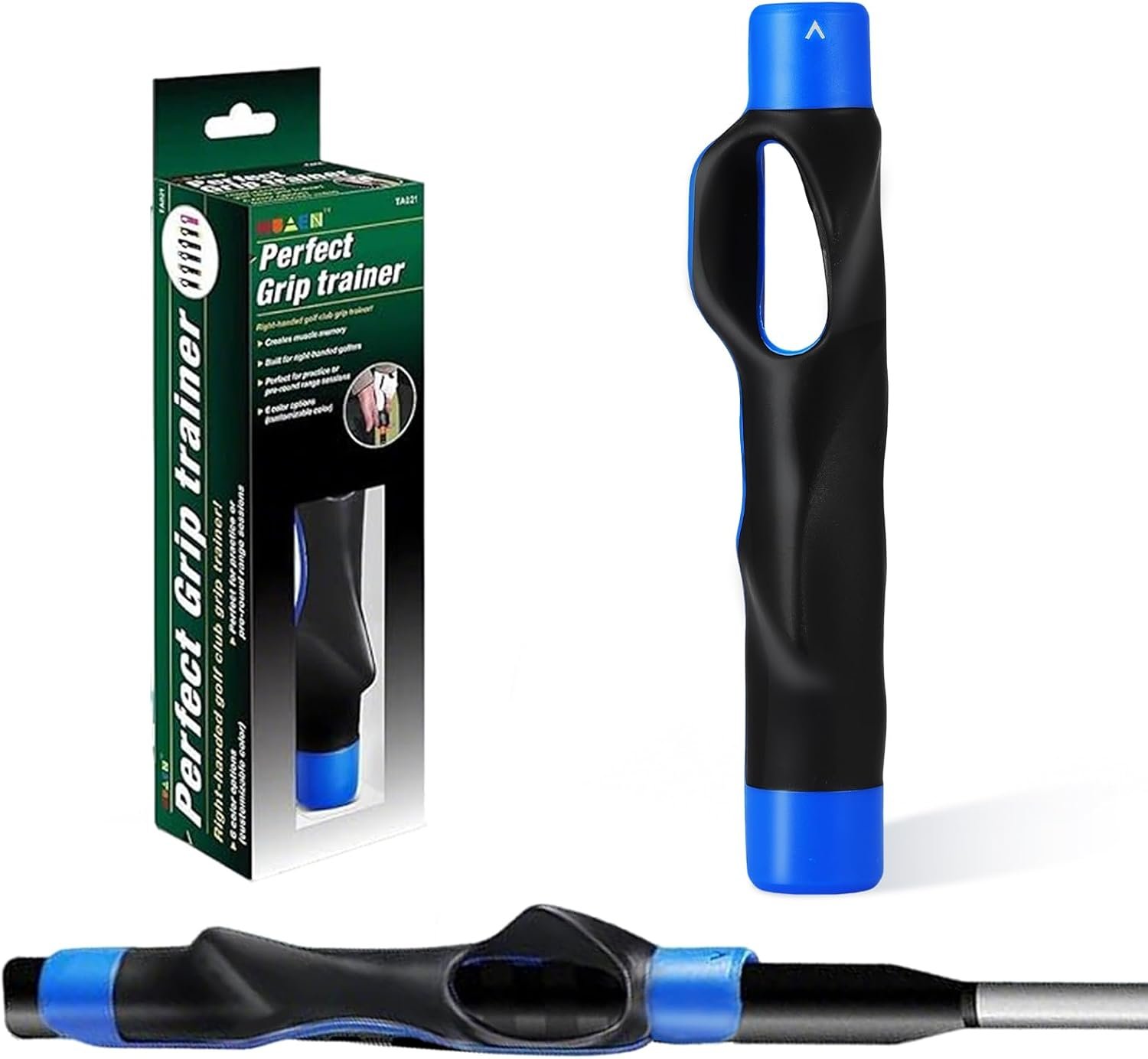 Golf Grip Trainer & Swing Training Aid – Correct Hand Positioning, Improve Swing Consistency & Muscle Memory – Practice Tool for Beginners & Intermediate Golfers