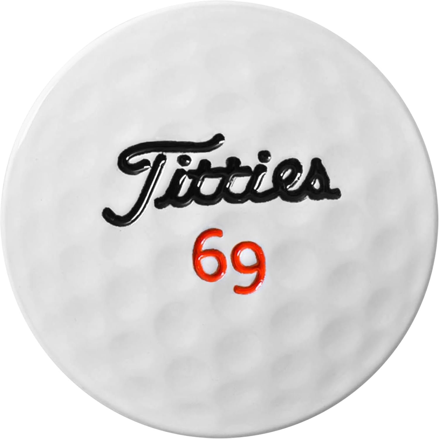 ZEETY Funny 3D Golf Ball Marker with Magnetic Hat Clip – Unique Golf Gifts & Golf Accessories for Men and Women Golfers