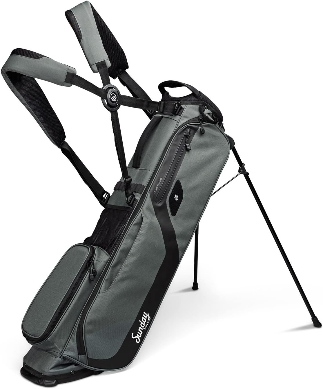 Sunday Golf El Camino Bag – Lightweight Sunday Golf Bag with Strap and Stand – Easy to Carry – Golf Stand Bag for The Driving Range, Par 3 and Standard Courses, 3.9 pounds