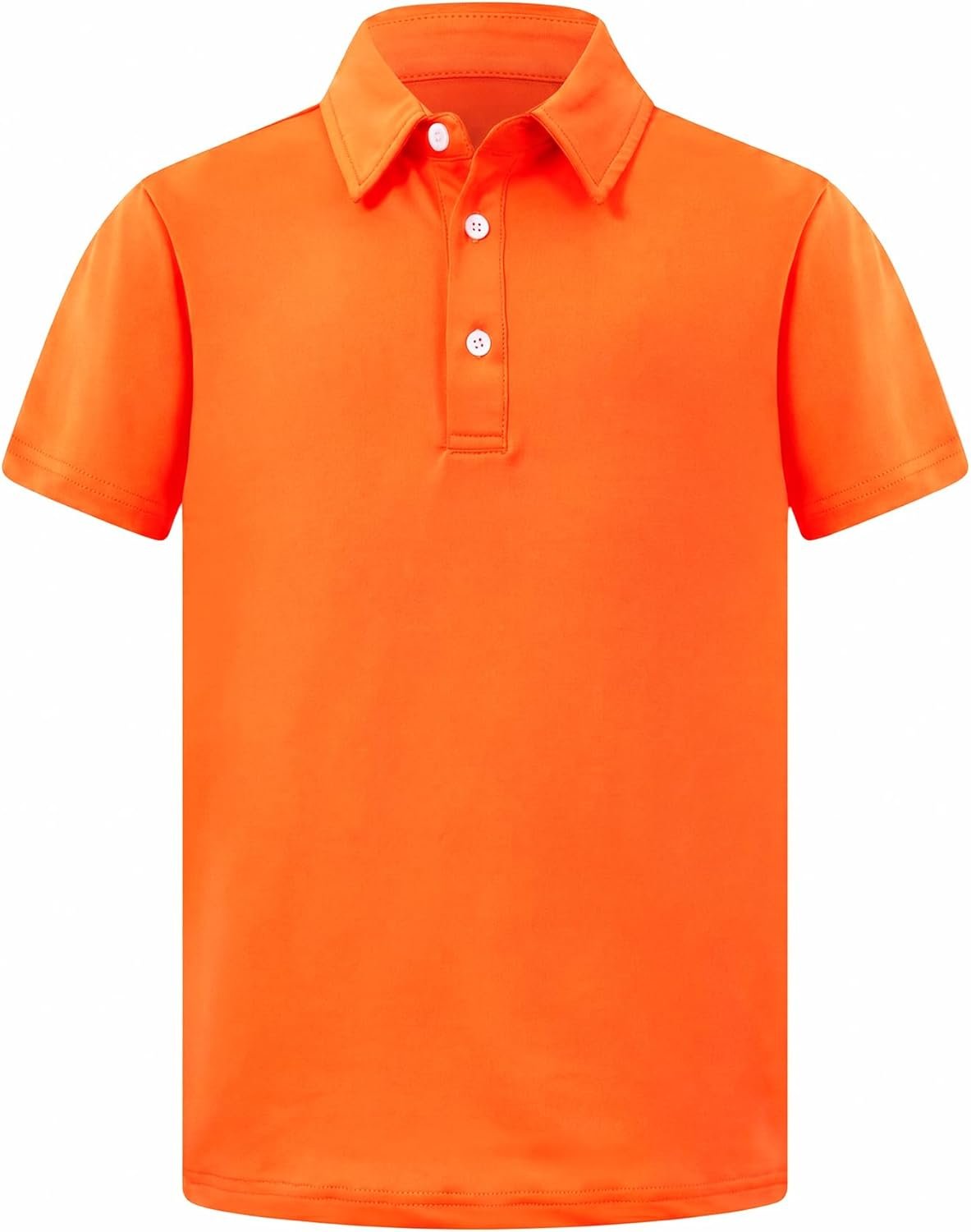 Cozople Boys Performance Polo Dry Fit Short Sleeve Solid Golf Shirt Casual School Uniform Tops for Kids Size 5-14