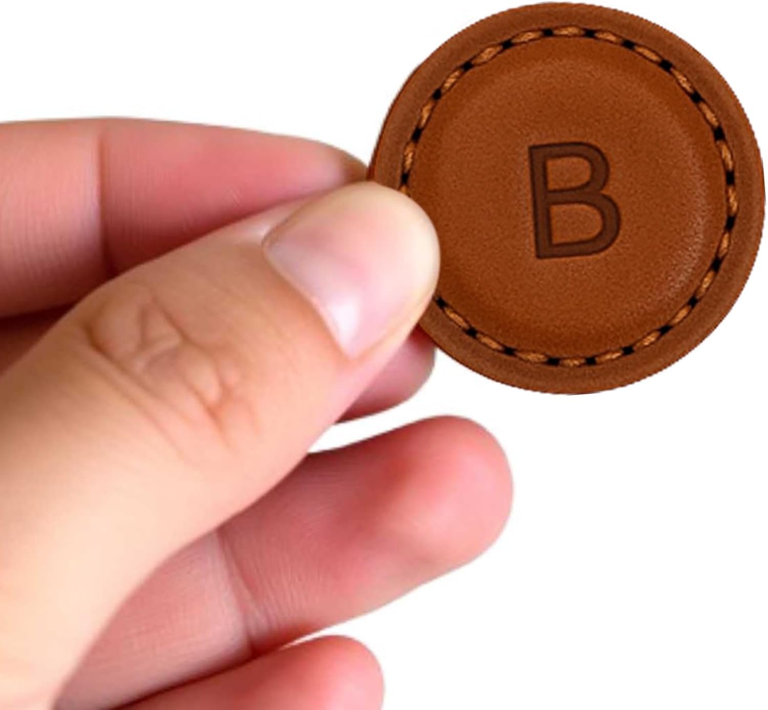 Northwind Supply Personalized Leather Golf Ball Markers (Set of 2) – Monogrammed Full Grain Genuine Leather, Handmade in USA – Custom Golf Accessories for Men, Durable Gift for Golfers