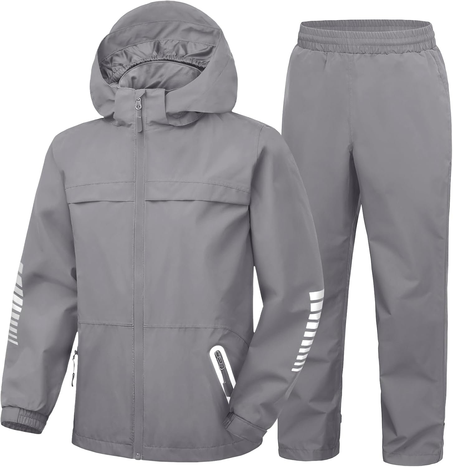 SWISSWELL Kids Rain Suit Boys Girls Waterproof Rain Jacket and Pants for Golf Fishing