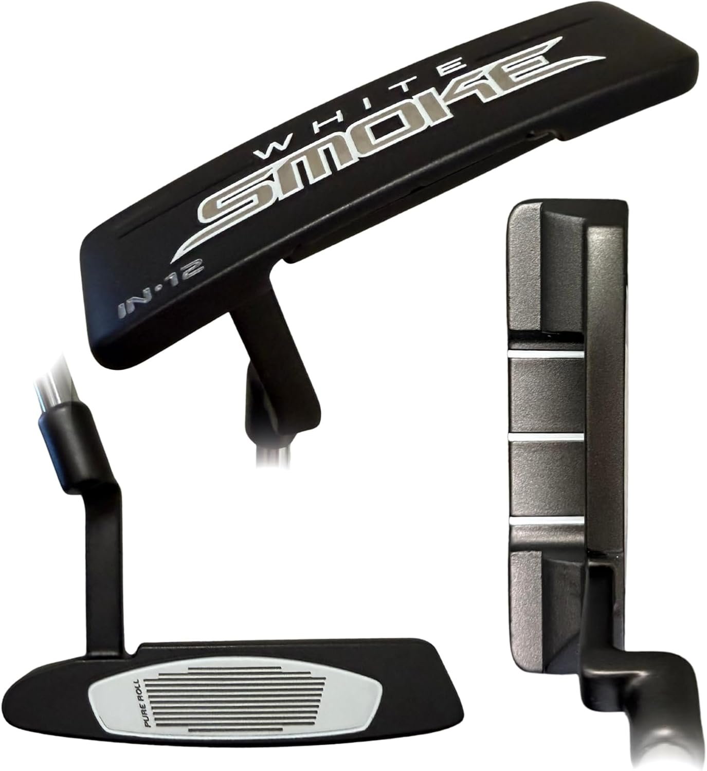 New Lefty TaylorMade White Smoke IN-12 Putter, L Neck, Choose Length