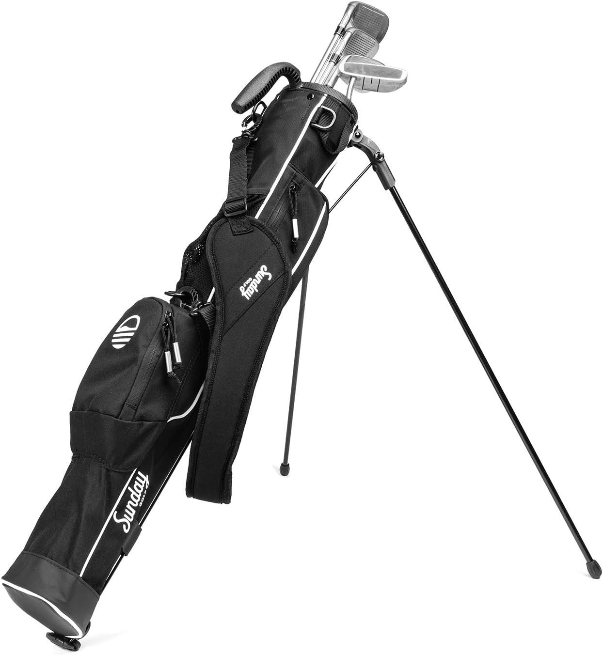 The Original Lightweight Sunday Golf Bag with Stand – Easy to Carry, Durable Pitch & Putt Bag for Driving Range, Par 3 & Executive Courses