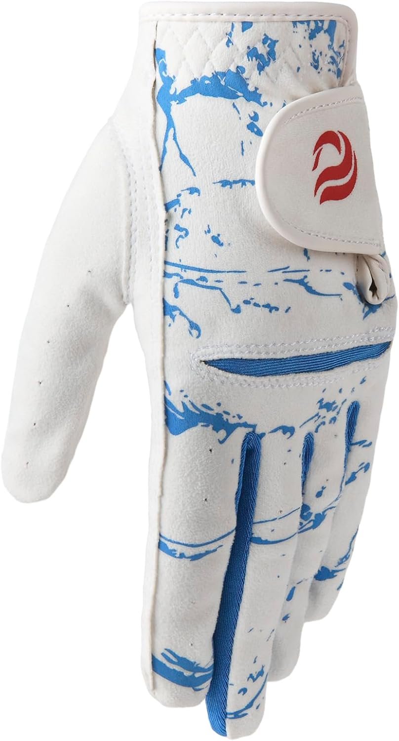 Goporoy Kids Left Hand Golf Glove,Junior Toddler Boys Girls Golf Glove for Youth, for Young Golfers