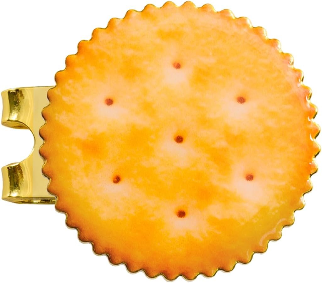 Cracker Golf Ball Marker, Premium Golf Accessories & Funny Golf Gifts for Men Women Golfers