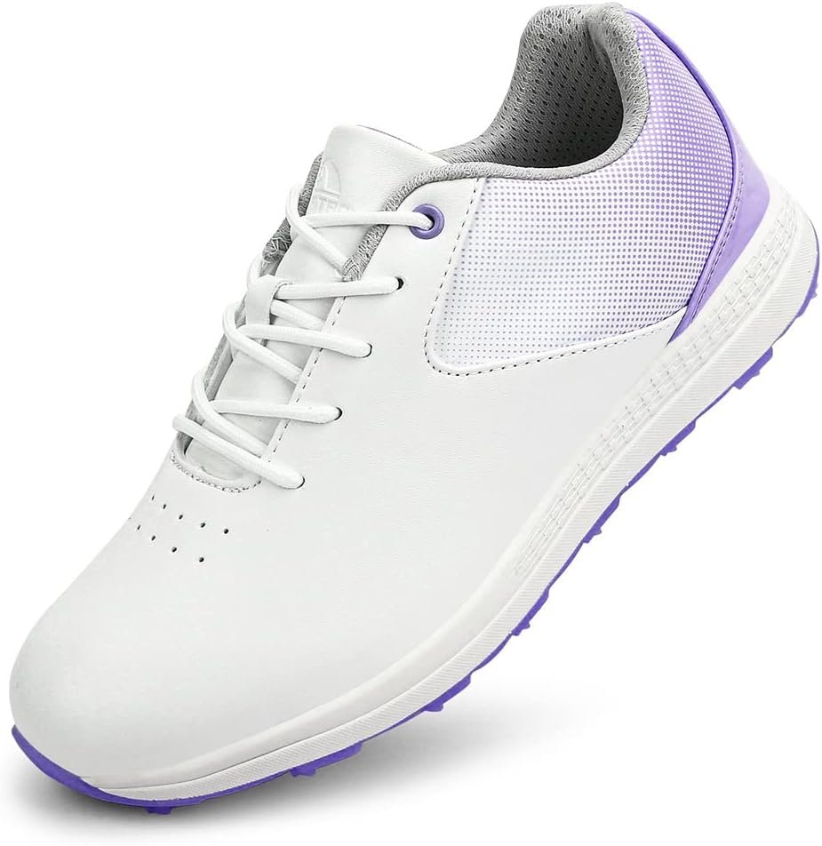 THESTRON Women’s Golf Shoes Ladies Golf Sports Sneakers Spikes Women Golf Wears Spikeless Girls Golf Walking Sneakers