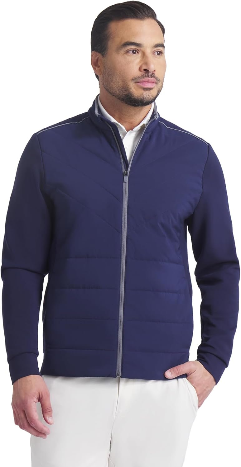 PUMA Golf Men’s Cloudspun Fleece Hybrid Jacket