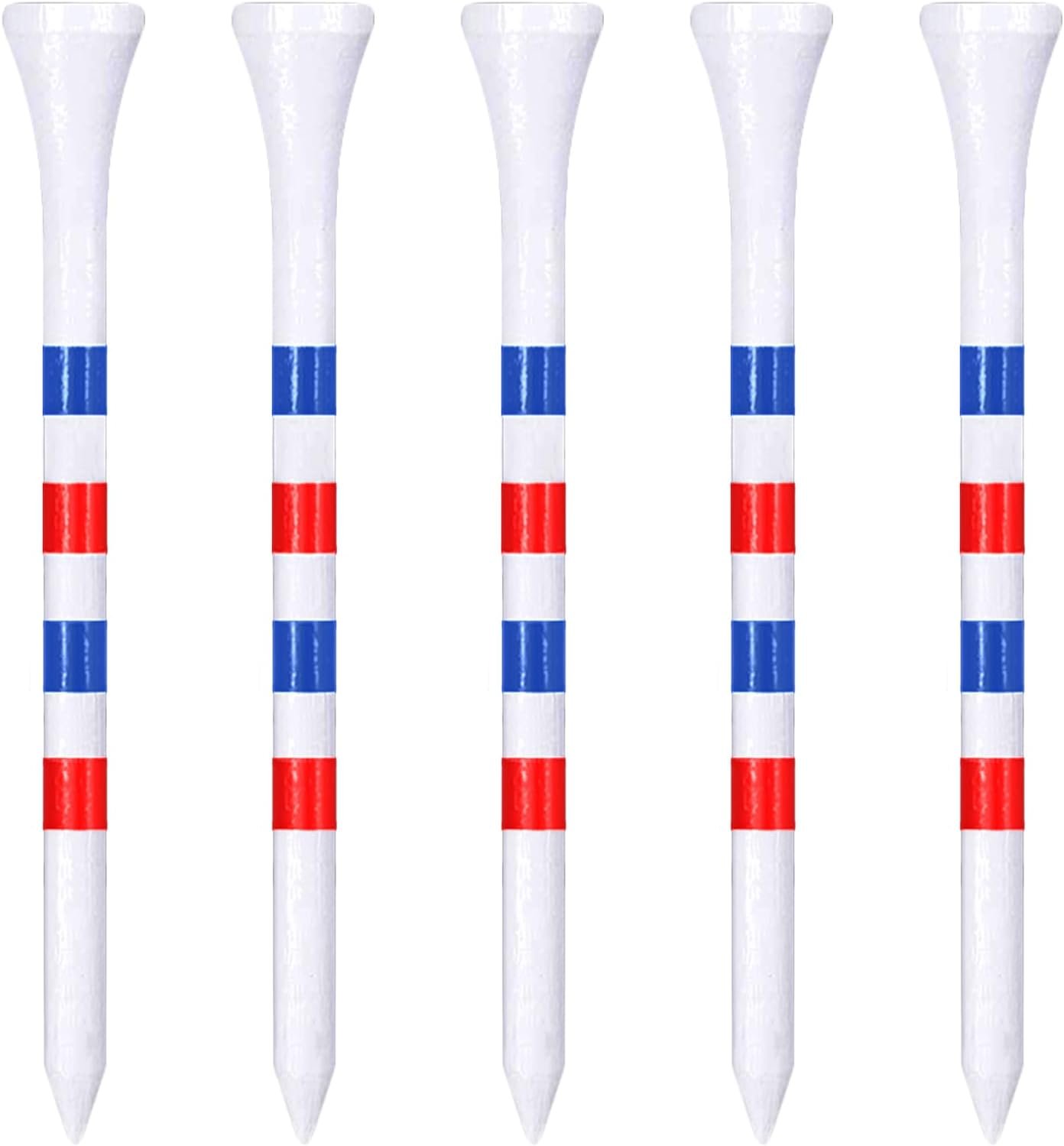 Wooden Golf Tees, 2-3/4″ 3-1/4″ Long Tees Golf 100 Count