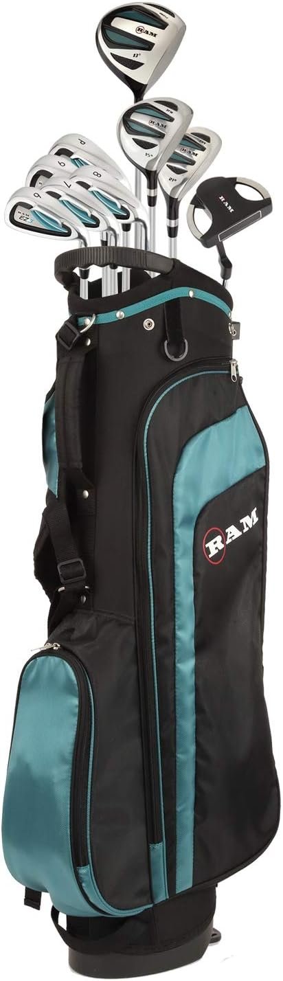 Ram Golf EZ3 Ladies Golf Clubs Set with Stand Bag – All Graphite Shafts