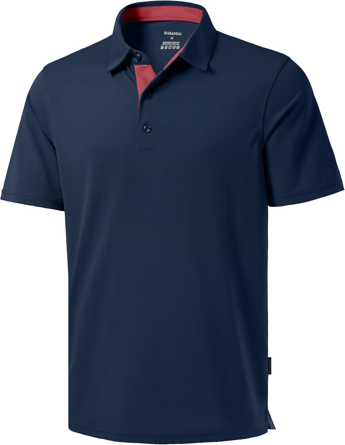 Men’s Golf Shirts Dry Fit Moisture Wicking Performance Short Sleeve Collared Polo Shirts for Casual Athletic Business