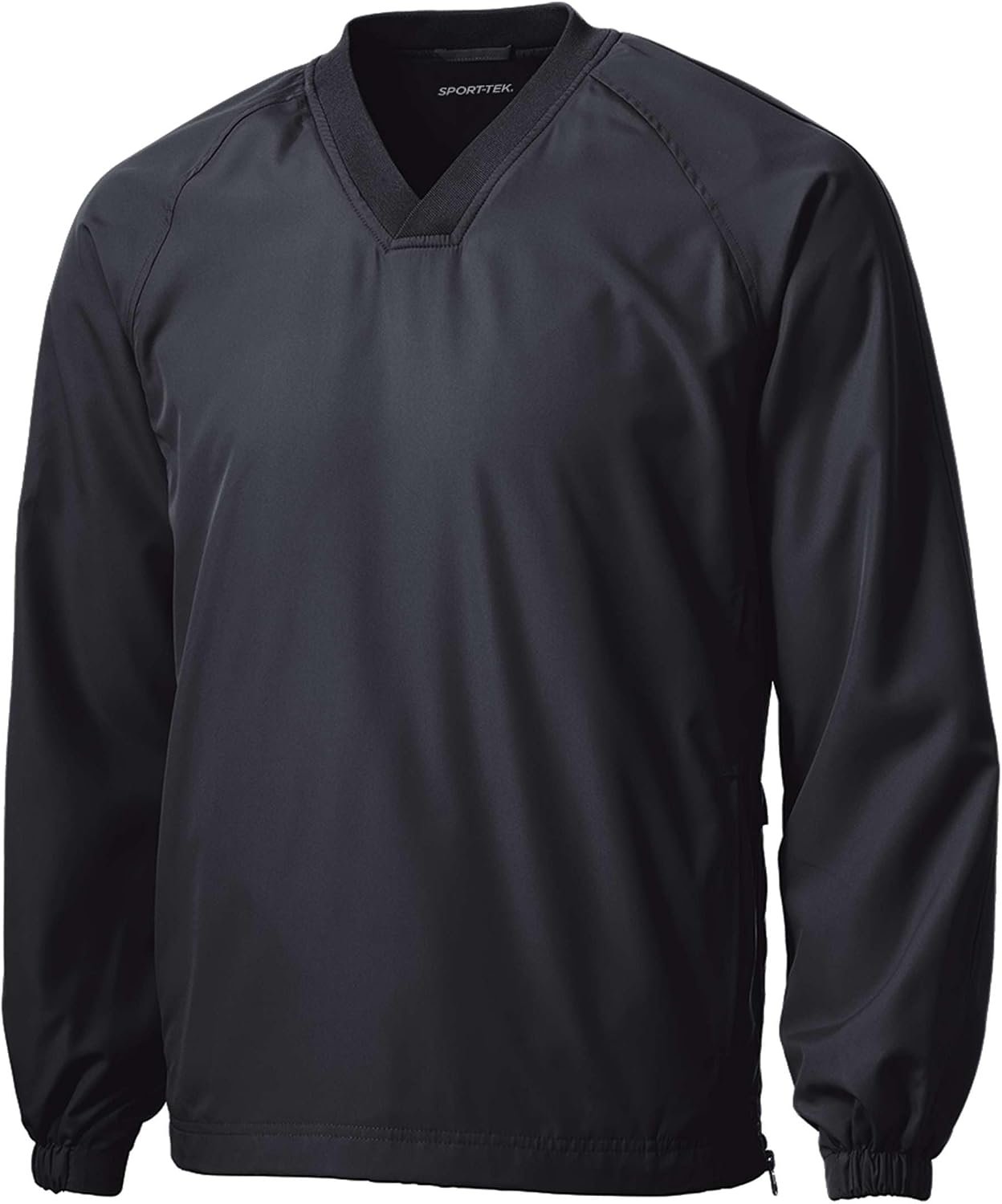 SPORT-TEK Unisex V-Neck Raglan Wind Shirt