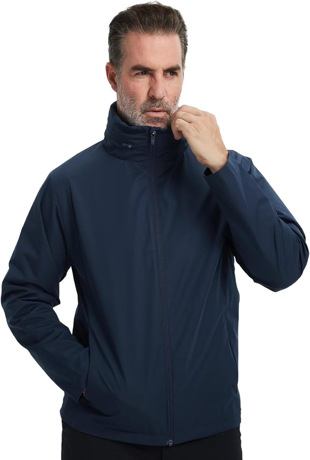 M MAELREG Mens Lightweight Jackets Water Resistant Windbreaker Packable Hooded Golf Jacket Men for Running Hiking