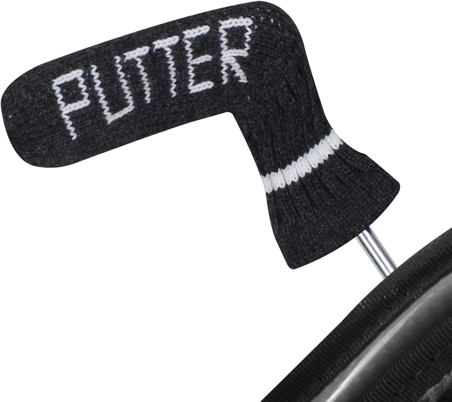 Scott Edward Blade Putter Cover Knitted, 1 Piece in Pack, Fits Golf Blade Putters Cute and Soft