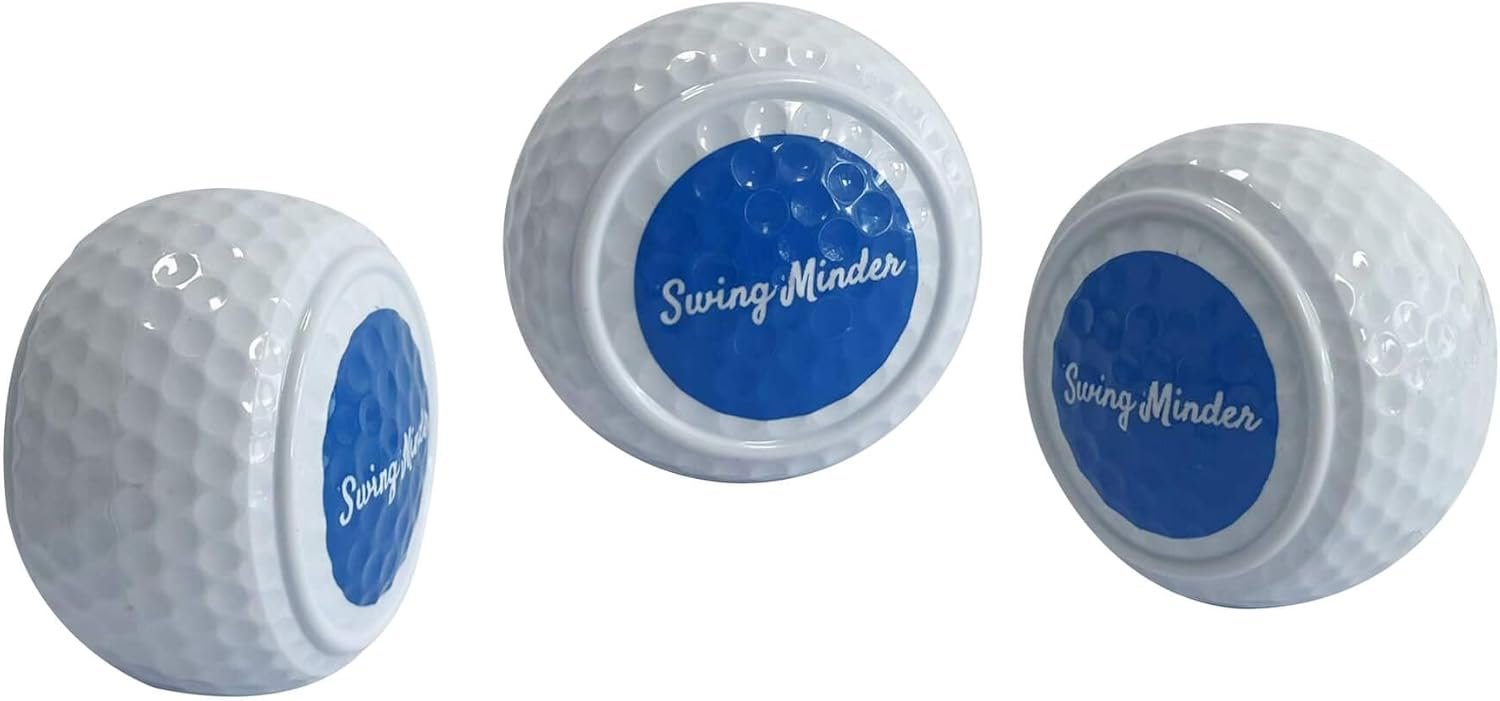 Swing Minder Perfect Roll Putting Wheels Training Aid (Set of 3) | Golf Putting Alignment Tool for True Roll Practice | Improve Accuracy & Stroke Control