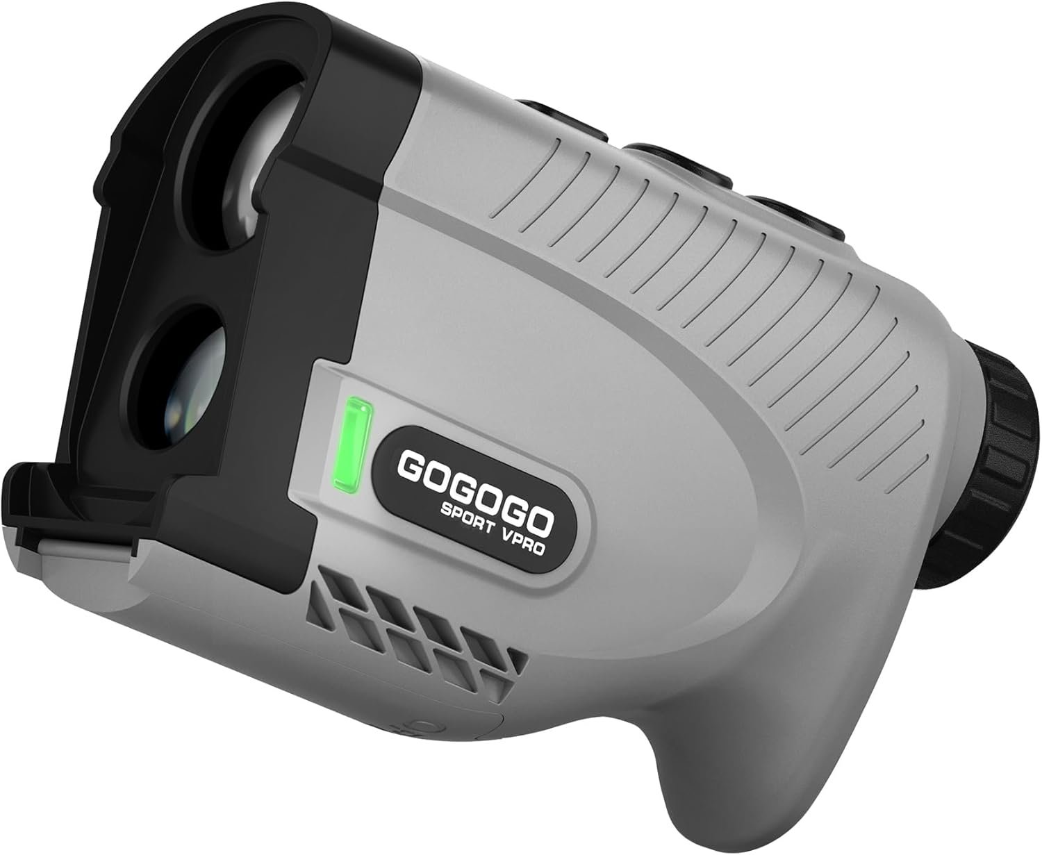 Gogogo Sport Vpro Gen 2 Golf Laser Rangefinder, 1200/2500Y Ranging, Ultra-Clear Optics with 99% Transmission Lens OLED Display, Dual Power Sources，Flaglock/Slope/Magnetic