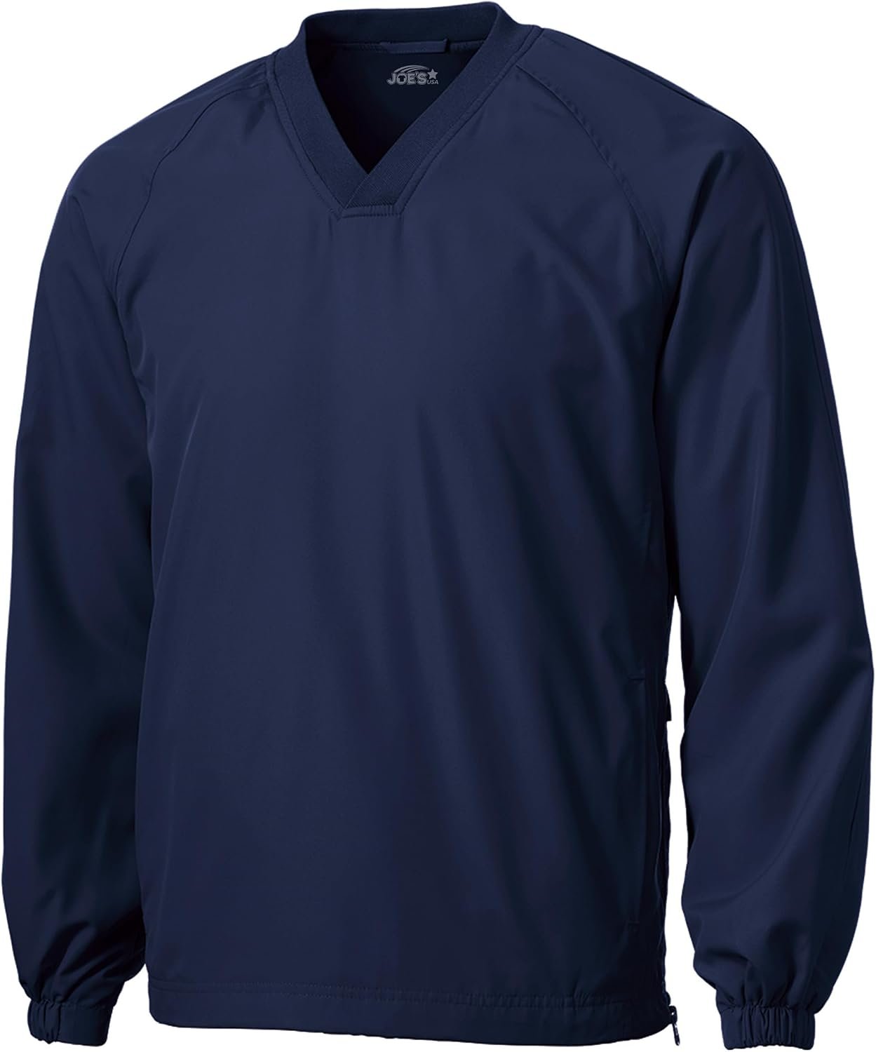Joe’s USA Men’s Athletic V-Neck Raglan Wind Shirts in Regular & Big Sizes – XS-6XL