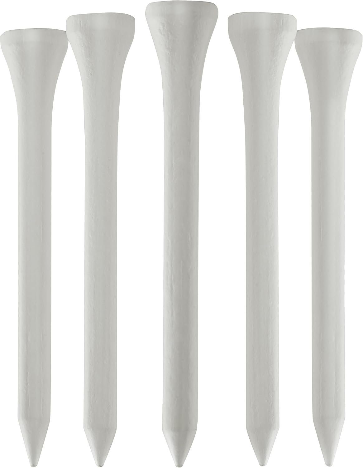 TH Golf 70mm 2 3/4″ Premium White Bamboo Golf Tees Sustainable Eco Friendly Pack of 100