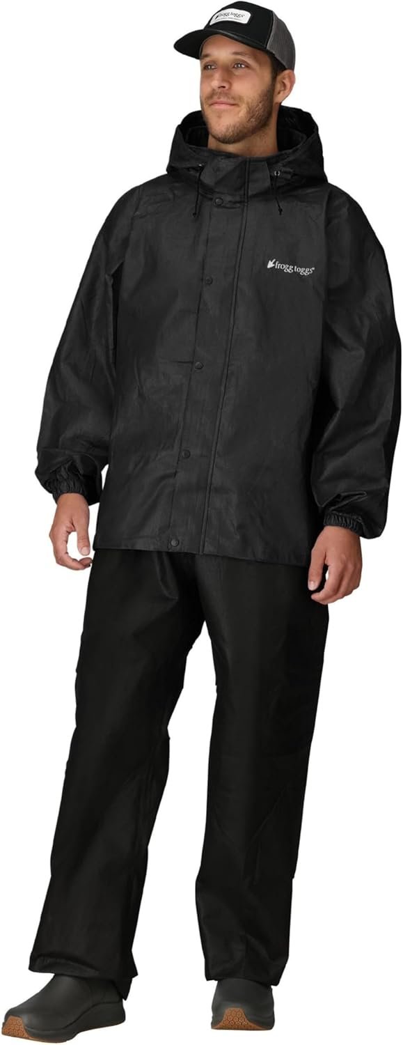 FROGG TOGGS Men’s Classic All-Sport 3-Layer Waterproof Breathable Rain Suit