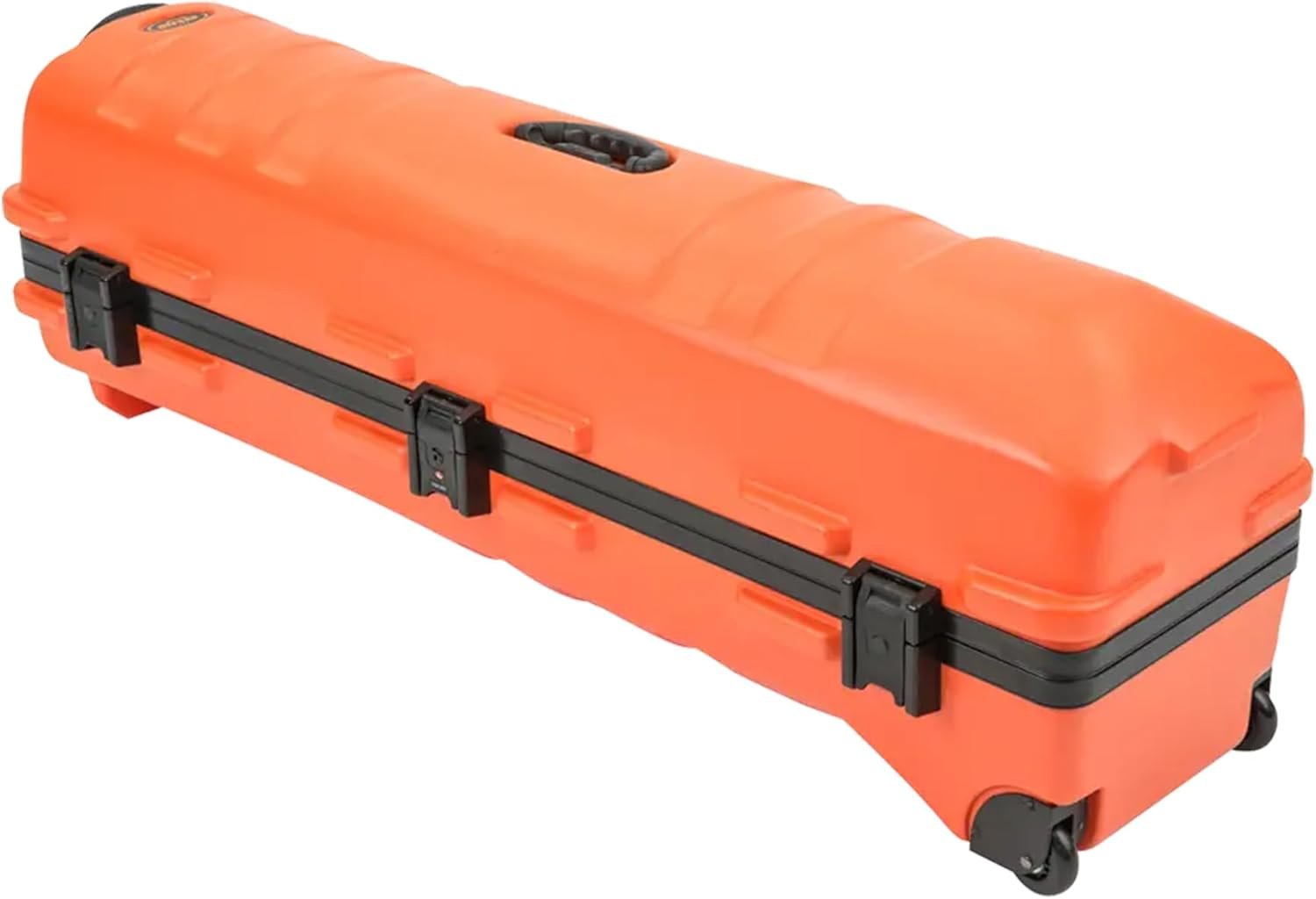 SKB Staff ATA Hard Shell Plastic Golf Travel Case for Cart Bags with Wheels – Heavy-Duty Rolling Club and Driver Carrier for Airline Transport, Impact-Resistant with TSA Locking Latches