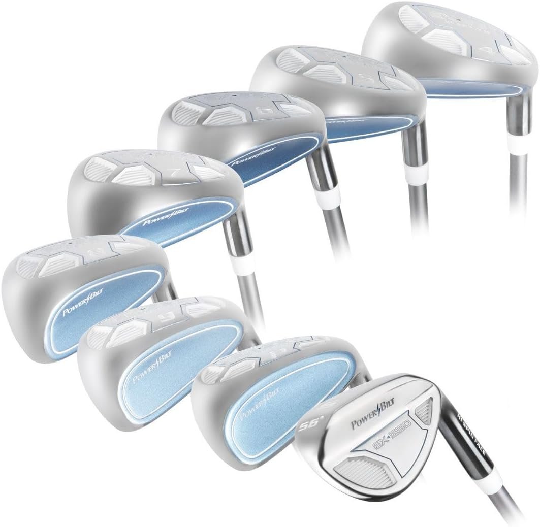 PowerBilt Women’s EX-550 Hybrid Iron Set (4-SW)