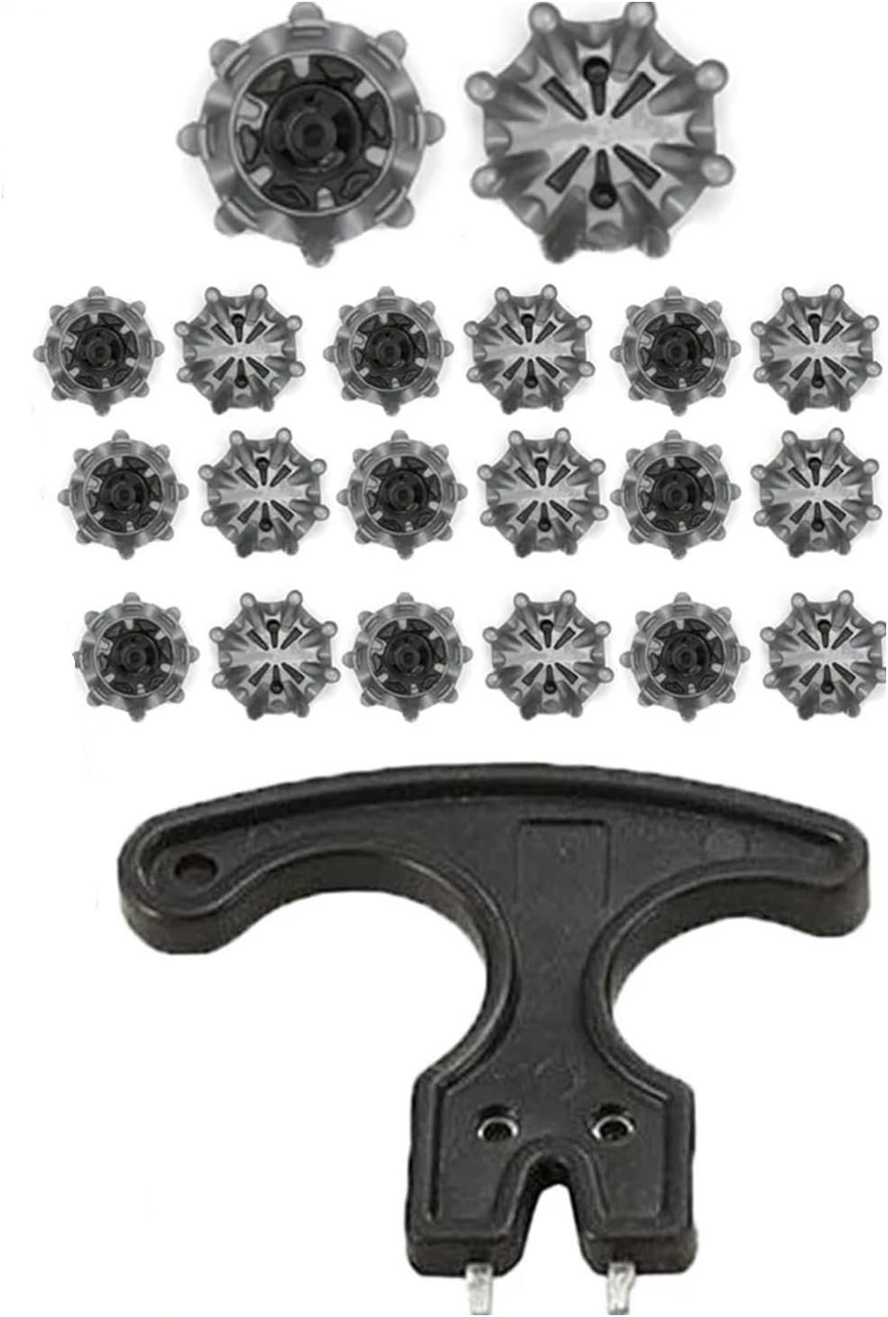 Golf Shoe Spikes 100Pcs Golf Spikes for Foot Joy – 2.7×1.2CM Fast-Twist Quick Torsion Cleats
