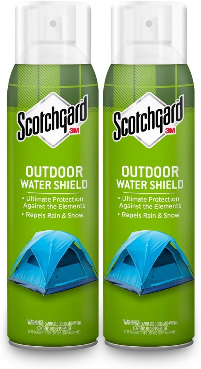 Scotchgard Outdoor Water Shield Fabric Protector Spray, Heavy Duty Water Repellent for Tents, Jackets, Backpacks, Patio Furniture and Outdoor Cushions – 2-Pack (10.5 oz Each)