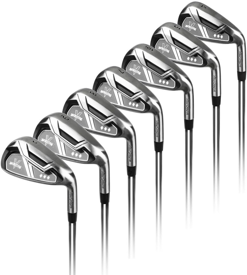 MacGregor V-Foil Stainless Steel Iron Set 4-PW, Mens Right Hand