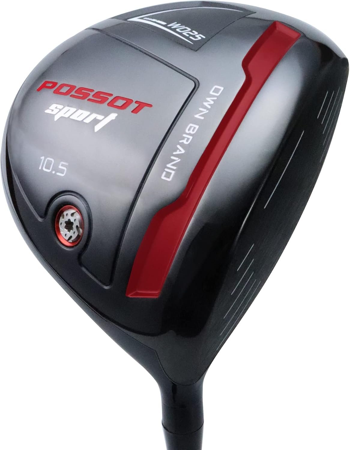 Golf Driver – Right Handed Golf Club Driver, 10.5 Degrees of Loft, 45-inch Titanium Golf Club Driver, Available in Regular and Stiff Graphite Shaft, Black, 470CC