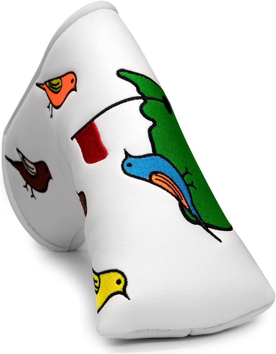 Birdie&Green Golf Club Covers for Driver, Fairway, Hybrids – 4 Options – Golf Driver Headcover/Golf Fairway Wood Head Cover/Hybrid Club Head Cover for Men Golfer